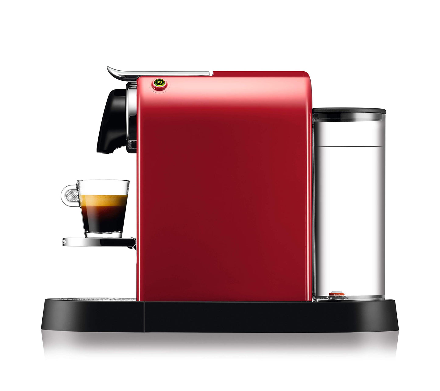 Krups Nespresso CitiZ XN7415 koffiecupmachine, Compact design, 2 koffievolumes, 19 bar, Snelle opwarming, Cherry red