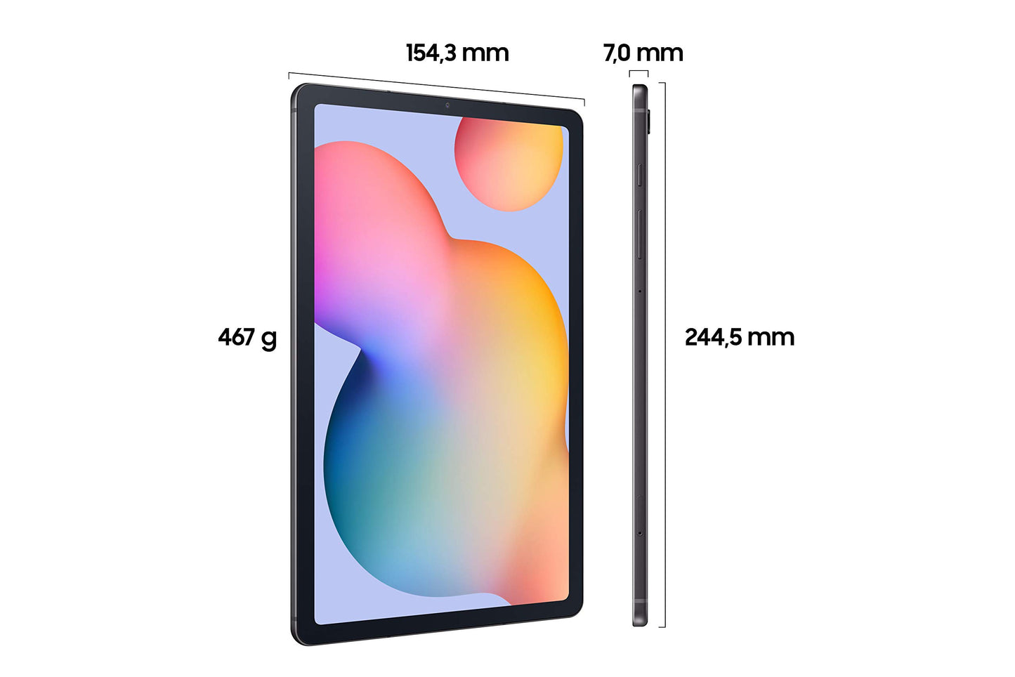 Samsung Galaxy Tab S6 Lite (2022 Edition), 10,4 inch TFT-display, 64 GB geheugen, WiFi, Android tablet incl. S Pen, Oxford Gray, 36 maanden fabrieksgarantie [exclusief bij Amazon]