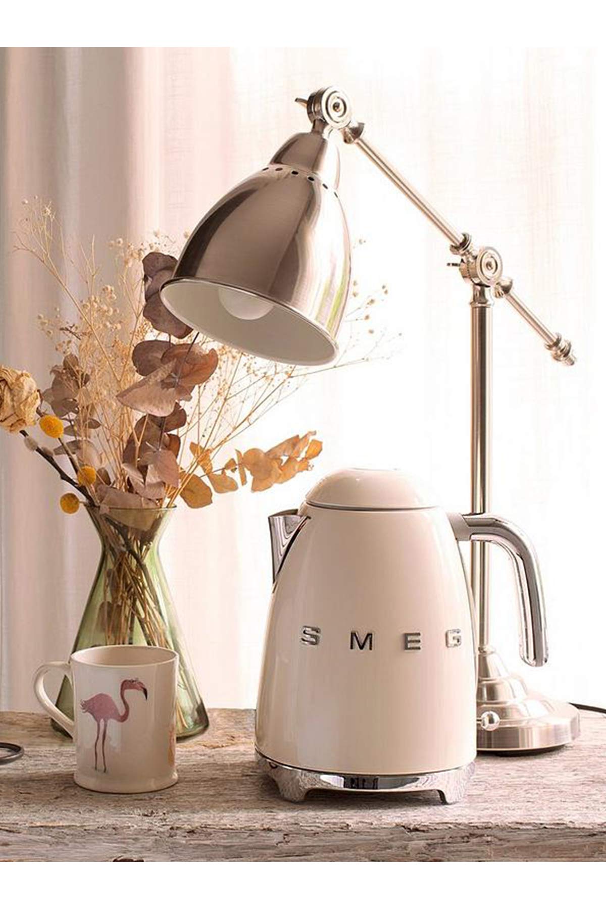 Smeg KLF03CREU - Waterkoker - 1,7L - 2400 W - Crème