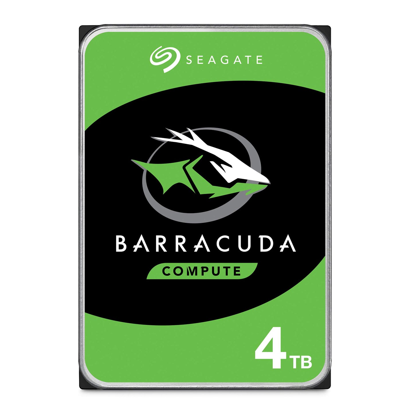 Seagate BarraCuda, 4 TB, Interne Harde Schijf, 3,5", SATA 6 GB/s, 5400 RPM, 256 MB cache, voor PC & laptop, FFP (ST4000DMZ04)