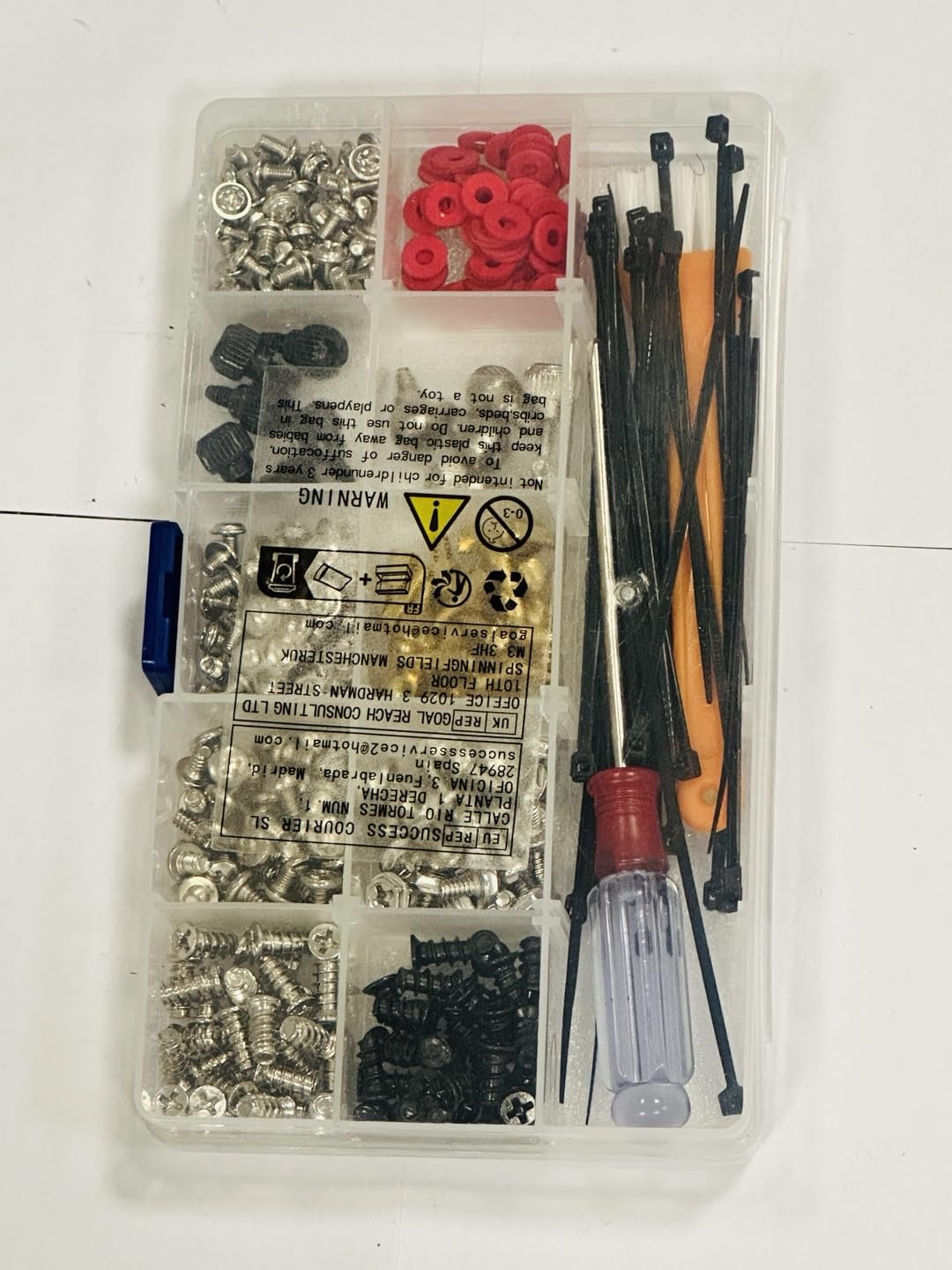 Waycreat 500 Stück M2 M2.5 M3 Laptop Notebook Computer Schrauben Set, geeignet für SSD IBM HP, Dell, Samsung, Sony, Toshiba, Gateway, Acer, Lenovo Waycreat 500 Stück M2 M2.5 M3 Laptop Notebook Computer Schrauben Set, geeignet für SSD IBM HP, Dell, Samsung, Sony, Toshiba, Gateway, Acer, Lenovo