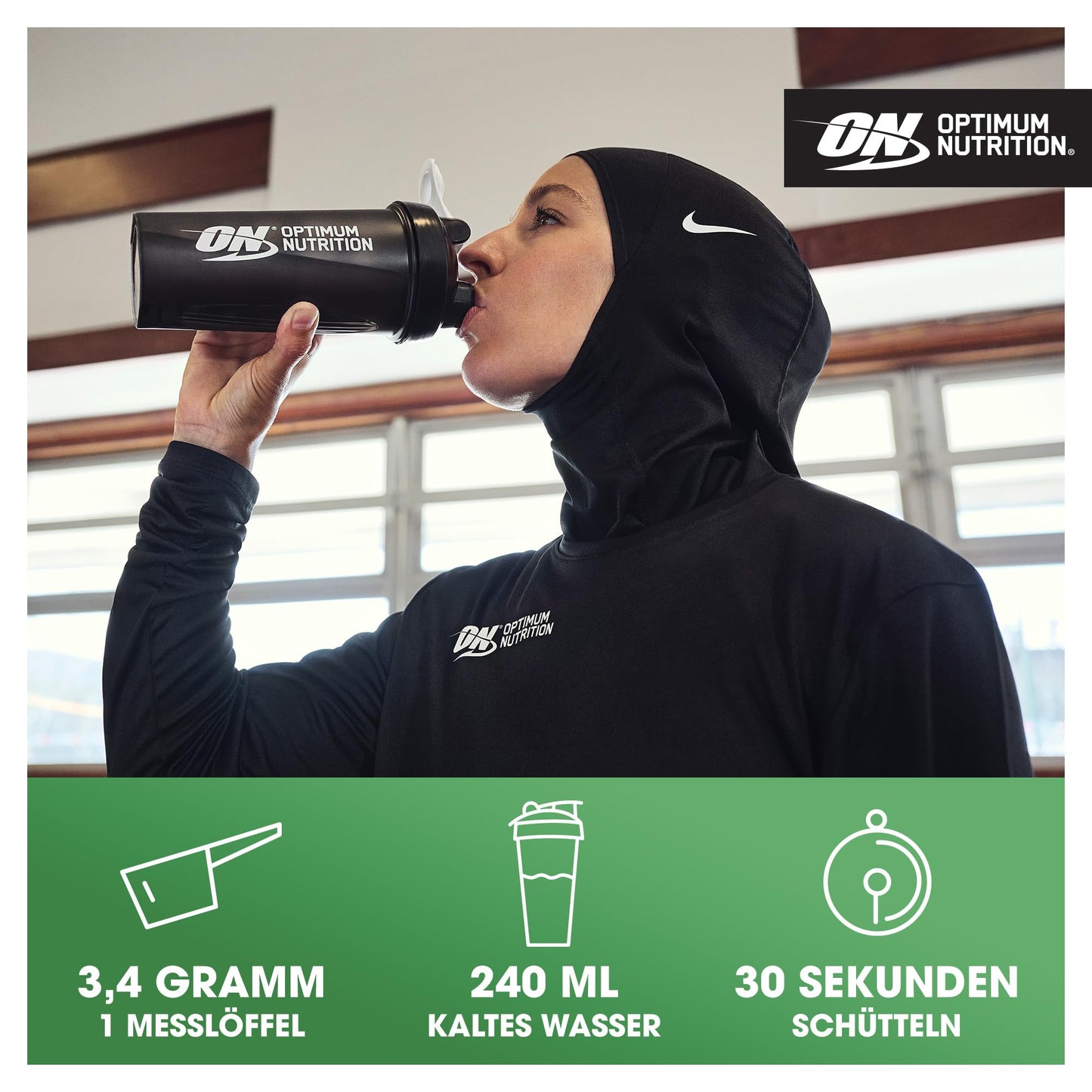 Optimum Nutrition Gemicroniseerd Creatinepoeder, 100% Puur Creatine Monohydraatpoeder voor Prestaties en Spierkracht, Niet-gearomatiseerd, 93 Porties, 317 g