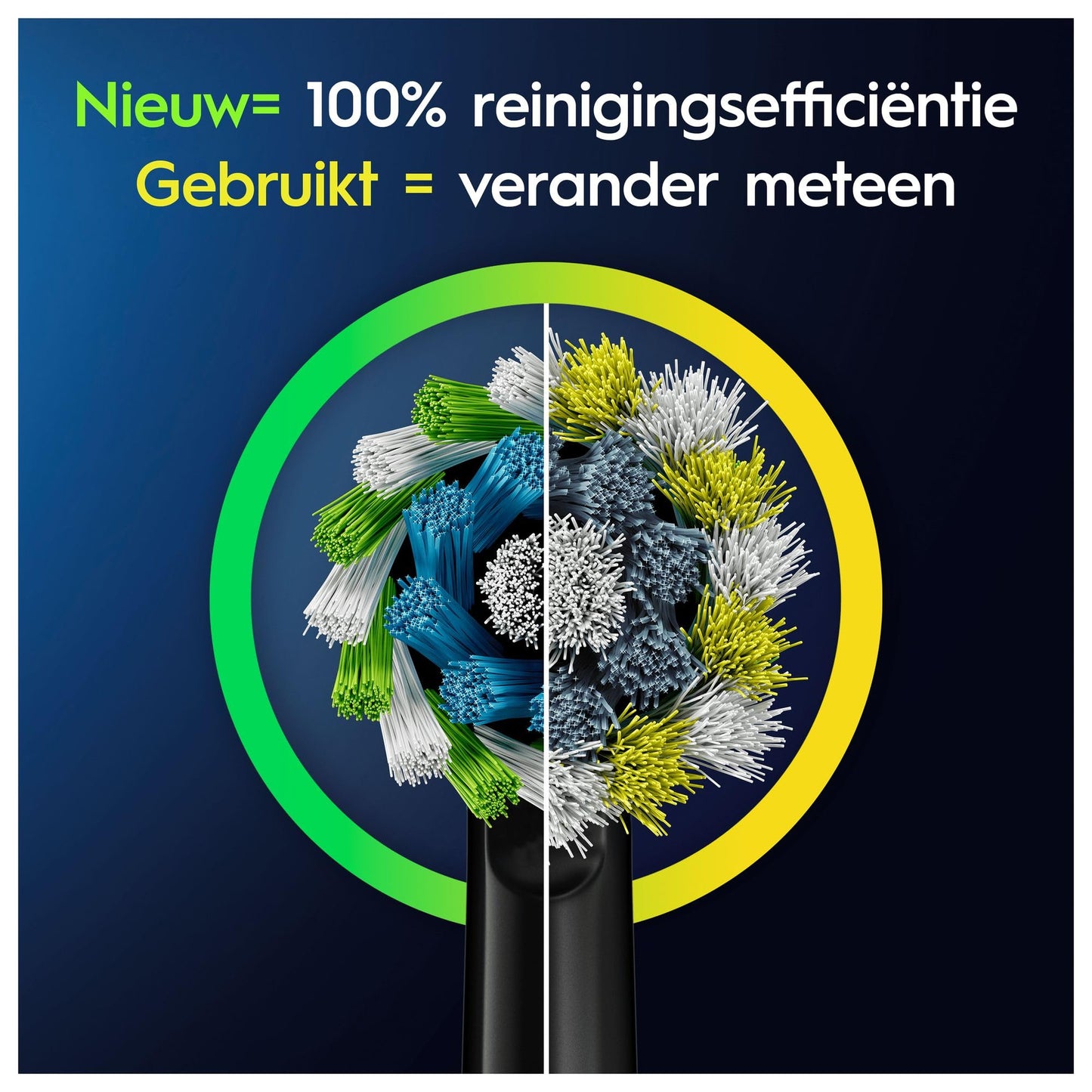 Oral-B Pro 3 3000 elektrische tandenborstel met 2 borstels, 3D-technologie, verwijdert tot 100% tandplak - zwart