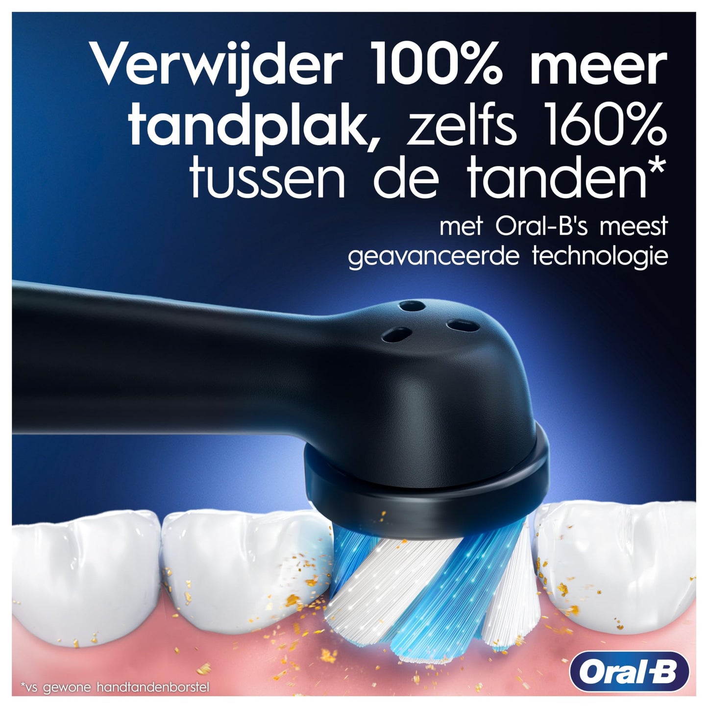 Oral-B iO Series 4 Zwarte Elektrische Tandenborstel, 1 Opzetborstel, 1 Reisetui, Ontworpen Door Braun