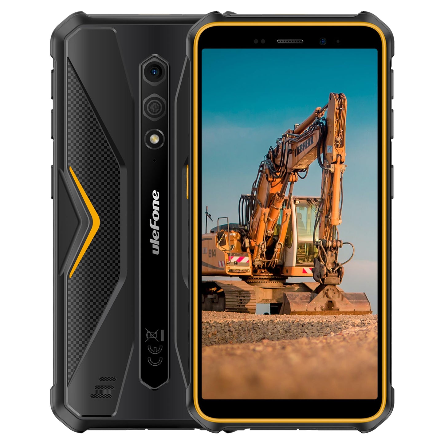 Ulefone Armor X12 Android 13 4G outdoor smartphone, 6 GB + 32 GB, 5,45 inch IP68 IP69K, robuuste mobiele telefoon zonder abonnement, Dual SIM + SD 3 kaartsleuf, 13 MP onderwatercamera,