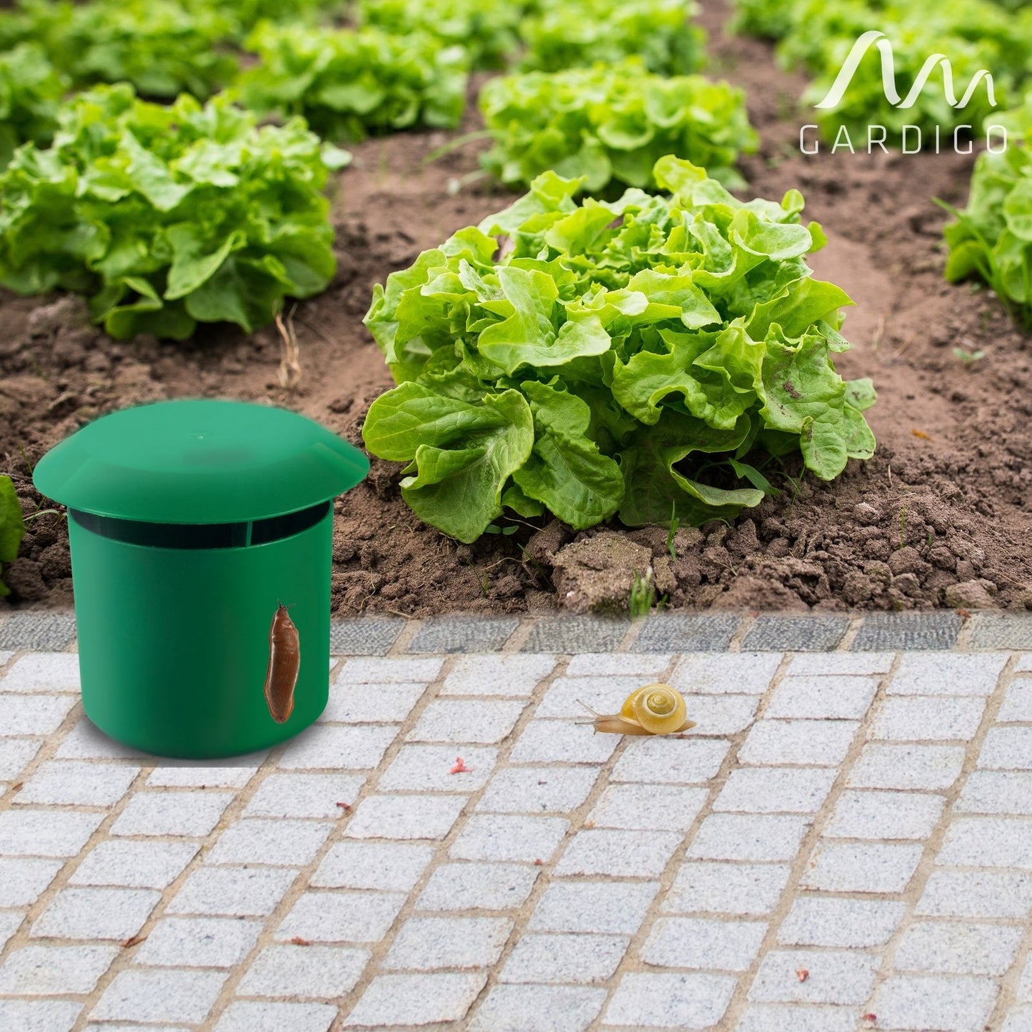 Gardigo Slakkenbescherming - Slakkenval Set van 12 I Biologische slakkenval voor de tuin I Milieuvriendelijke slakkenbestrijding | Individueel in te vullen | Hygiënisch | Slakkenafstotend | Slak