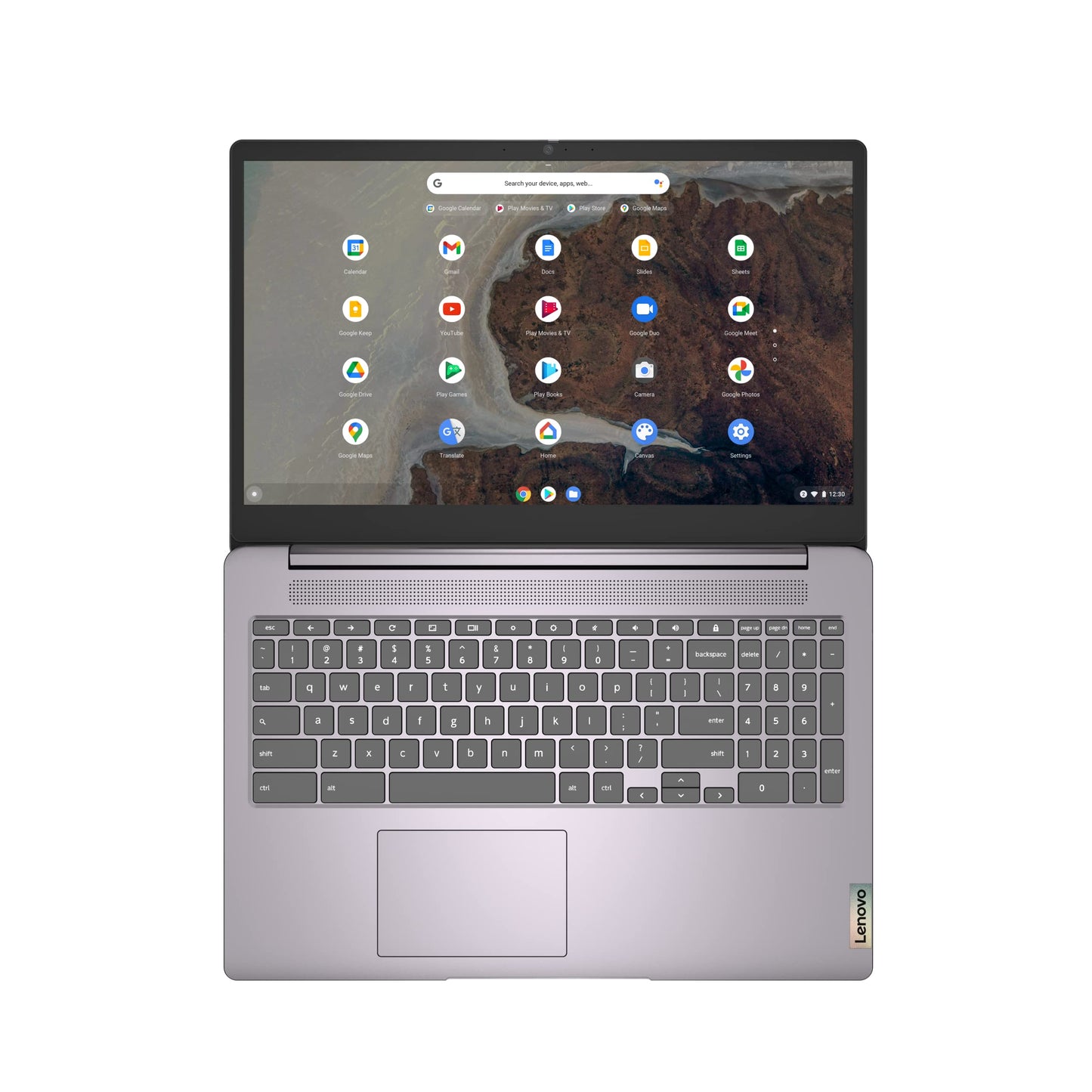 Lenovo Chromebook IdeaPad 3i | 15,6" Full HD Touch Display | Intel Celeron N4500 | 8GB RAM | 128GB SSD | Intel UHD Graphics | Chrome OS | QWERTZ | grijs | 3 maanden Premium Care