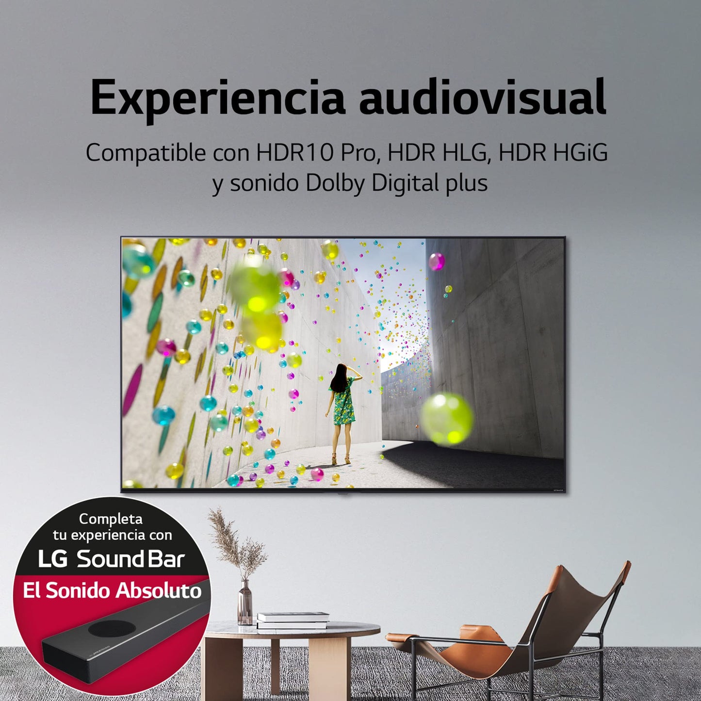 Smart TV LG 65UQ70006LB 65 zwart