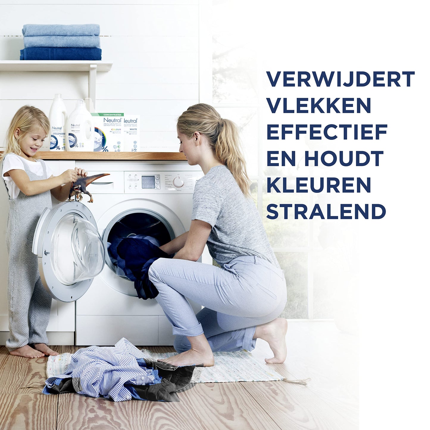 Neutral Kleur Vloeibaar Wasmiddel, parfumvrij en hypoallergeen - 3 x 20 wasbeurten - Voordeelverpakking